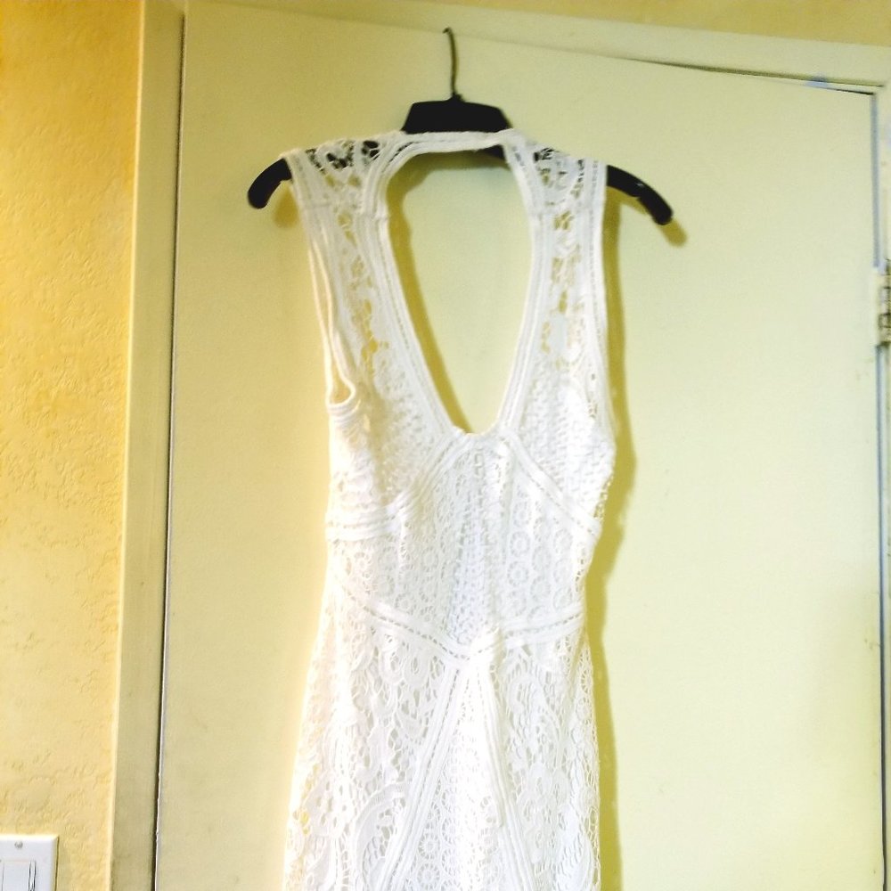 White Lace sheath Dress